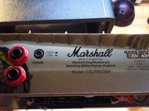 Marshall Custom Shop 1W Offset Tube Guitar Head